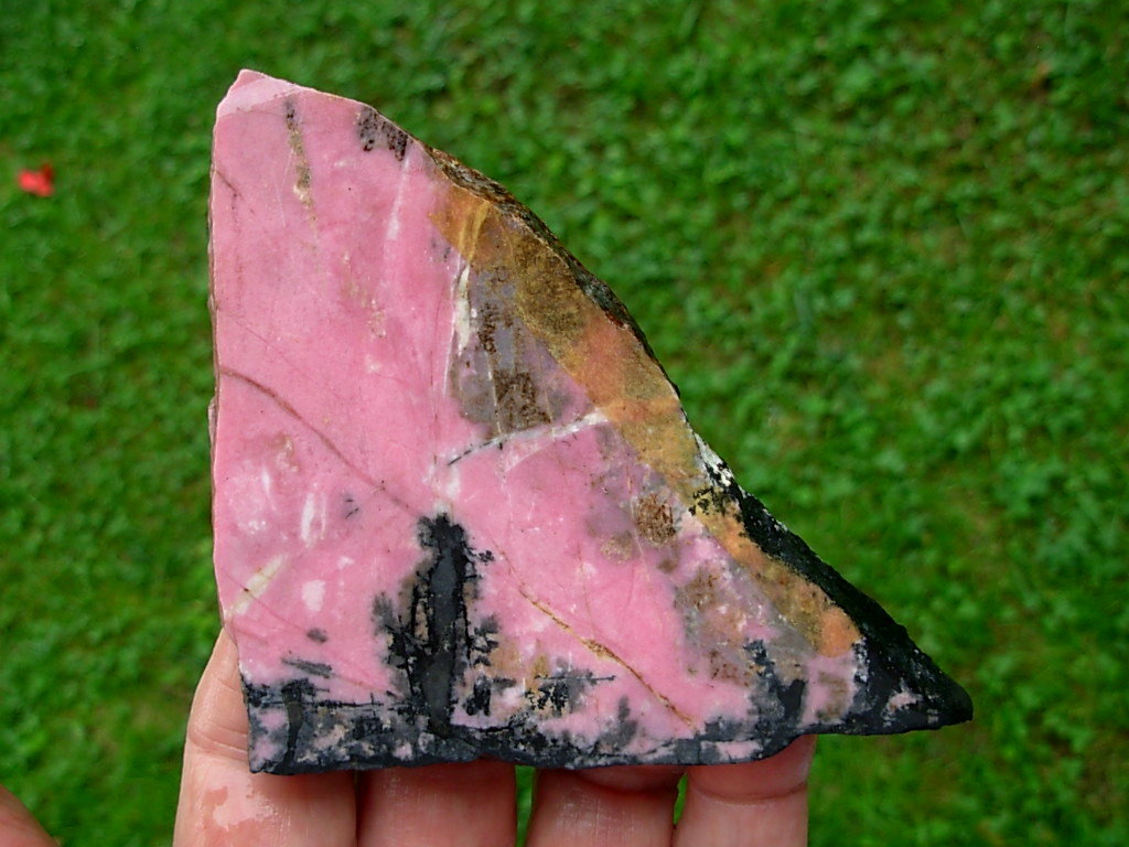 Rhodonite Cut Slab 13 from Canada - Image 4