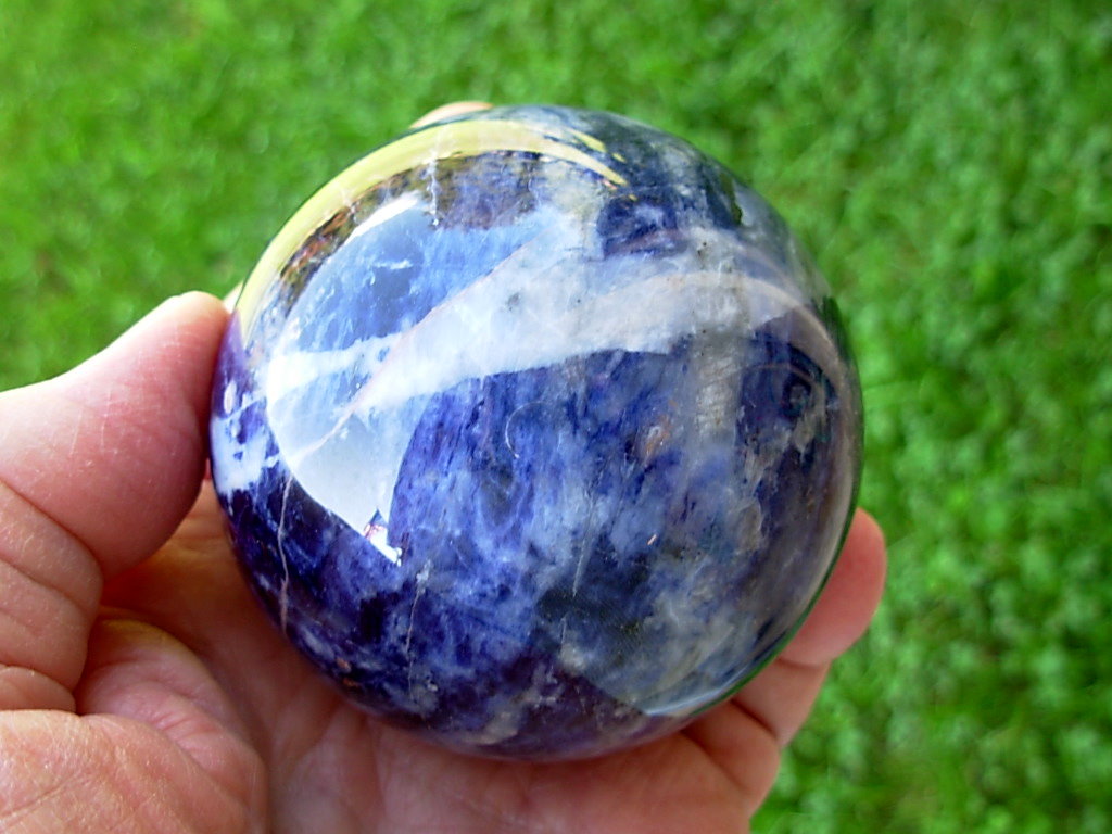 69 mm Sodalite Sphere from Brazil G - Image 4